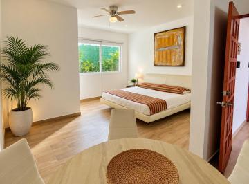 Departamento · 55m² · 1 Recámara · Departamento en Renta Tipo Estudio a 2 Calles de La Playa en El Centro de Playa del Carmen