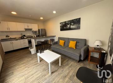 Departamento · 55m² · 1 Recámara · Se Renta Departamento Amueblado con Roof Garden en Obrero Mundial