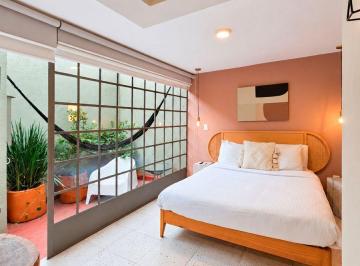Departamento de 1 habitación, Cuauhtémoc · Dúplex 2 Recámaras Amueblado con Terraza Privada, Balcón y A/c | Roma Sur–condesa