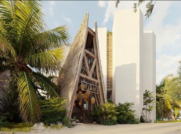 Fachada Exterior · Departamento en Venta en Isla de Holbox