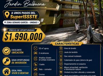 Departamento de 2 habitaciones, Venustiano Carranza · Oportunidad en Jardín Balbuena: Departamento en Esquina, Primer Nivel, $1,990