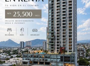 Departamento de 2 habitaciones, Monterrey · Departamento Renta en Semillero Purisima, Centro de Monterrey