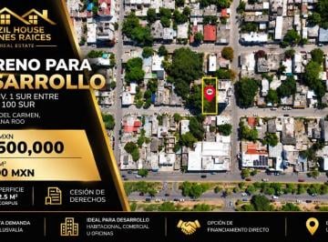 Terreno / Lote , Solidaridad · Terreno Para Desarrollo