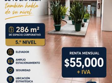 Oficina , Guadalajara · Oficina Corporativa en Renta | Plaza Tolsá | 286 m² | Guadalajara