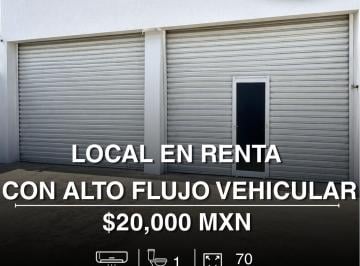 Local comercial · 70m² · 2 Estacionamientos · Local de 70 m² en Renta en Av Portillo, Cancún