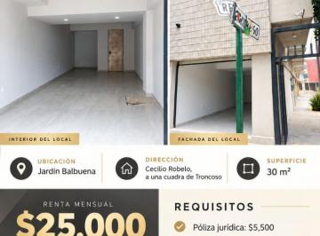 Local comercial , Venustiano Carranza · Local de 30 m² en Renta en Jardín Balbuena