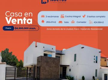 Casa de 4 habitaciones, Juárez · Hermosa Residencia en Venta, 424 m² de Terreno