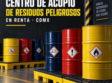 Bodega comercial , Tláhuac · Centro de Acopio de Residuos Peligrosos en Renta – Cdmx