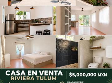Casa de 3 habitaciones, Tulum · Casa Riviera Tulum con Estudio Independiente