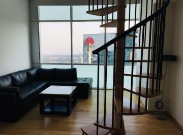 Departamento de 1 habitación, Cuajimalpa de Morelos · Estupendo Depto Duplex Amueblado Se Renta en Torre Impulso Santa Fe