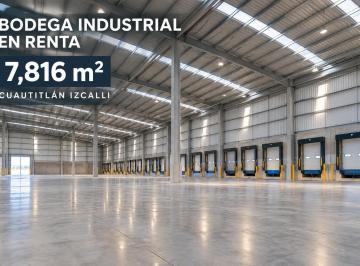 Nave industrial , Cuautitlán Izcalli · Nave Industrial Nueva en Renta, 7,816 m², 6 Andenes, Cuautitlán Izcalli