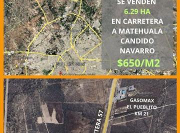 Terreno / Lote · 62900m² · Terreno en Venta en Candido Navarro