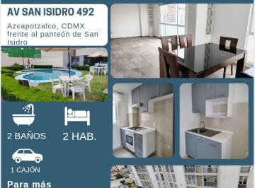 Departamento 78m² Renta San Pedro Xalpa · Renta Departamento Azcapotzalco 2 Recs