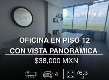 Oficina · 76m² · 4 Estacionamientos · Oficina en Renta/venta de 76 m² en Corporativo Azuna, Cancún