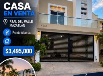 Casa en condominio de 3 habitaciones, Mazatlán · Casa en Venta en Mazatlan, Sinaloa (Real del Valle)