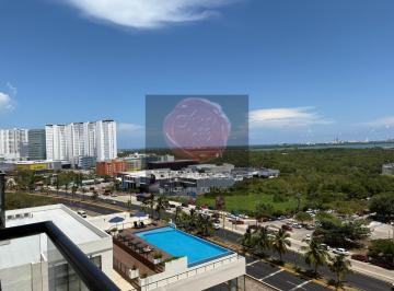 Departamento · 45m² · 1 Recámara · 1 Estacionamiento · Venta/renta Loft / Estudio Sm 11 Excelente Vista en Piso 8 Para Inversión con Vista Al Mar de Cancún