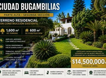 Casa de 4 habitaciones, Zapopan · Residencia en Venta en Ciudad Bugambilias, Zapopan 1,600 m²