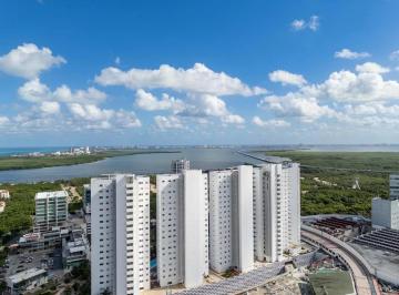 Departamento de 3 habitaciones, Cancún · Departamento Amueblado en Venta en Malecón Américas | 3 Recámaras | Vista a Laguna