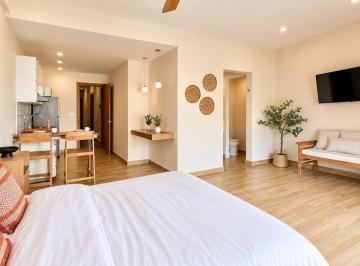 Vista panorámica del estudio · Departamento en Venta en Av 10 52 m² en El Centro de Playa del Carmen