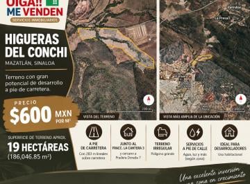 Terreno / Lote , Mazatlán · Terreno en Higueras del Conchi - Gran Terreno Para Desarrolladores con 283 m de Frente a Carretera