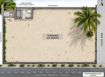 Terreno / Lote , Progreso · Terreno en Renta en La Playa en La Zona Comercial Carretera Chichxulub Puerto