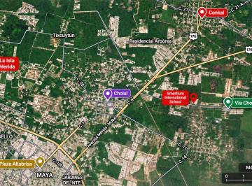 Terreno / Lote , Mérida · Gran Terreno en Venta en Vía Cholul Privada con Servicio Eléctrico y Amenidades