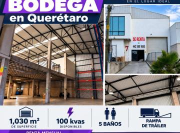 Nave industrial , El Marqués · Renta de Bodega