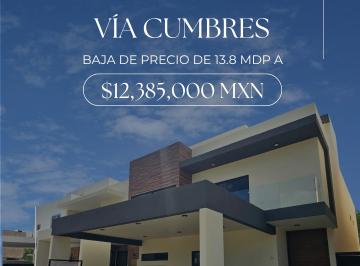 Casa de 5 habitaciones, Benito Juárez · Casa Frente Área Verde| Residencial Vía Cumbres
