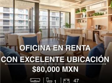 Oficina · 47m² · 3 Estacionamientos · Oficina de 47 m² en Renta en Puerto Cancún