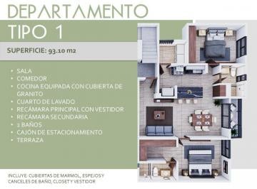 Departamento de 2 habitaciones, San Luis Potosí · Departamento en Venta en Lomas 3ª Sección – Excelente Ubicación