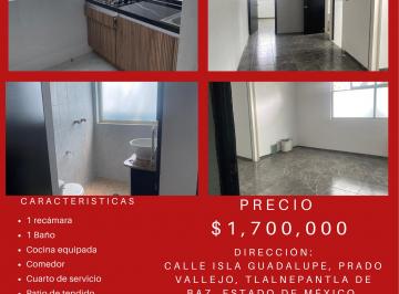 Departamento de 1 habitación, Tlalnepantla de Baz · Se Vende Depto. Remodelado y Bien Ubicado en Prado Vallejo