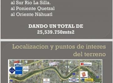 Terreno / Lote · 25540m² · - Tv Terreno en Venta en Guadalupe, N. L.