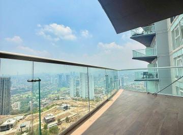 Departamento · 156m² · 2 Recámaras · 2 Estacionamientos · Departamento en Renta en Five Bosque Real – Piso 28 / Espectacular Vista