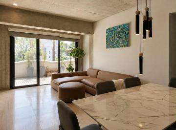 Departamento de 2 habitaciones, Cuauhtémoc · Departamento Amueblado con Terraza en Renta en Casa Catalogada Roma Norte