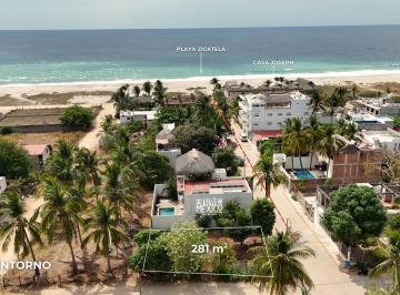 Terreno / Lote · 281m² · Terreno en Venta en Playa Zicatela, Puerto Escondido, Oaxaca