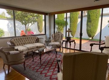 Sala con salida a la terraza · Casa en Venta en Lomas de Tecamachalco
