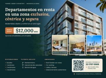 Departamento de 1 habitación, Guadalajara · Departamentos en Renta Desde $11,000