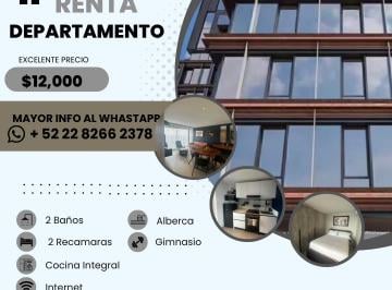 Departamento de 2 habitaciones, Guadalajara · Moderno Departamento | 2 Recámaras con A/c y Amenidades de Lujo