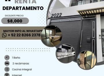 Departamento de 2 habitaciones, Guadalajara · Departamento Estudio en Centro - Belisario