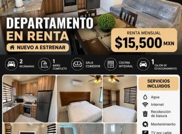 Departamento de 2 habitaciones, Guadalupe · Depa en Renta, Col. Azteca Amueblado | Equipado