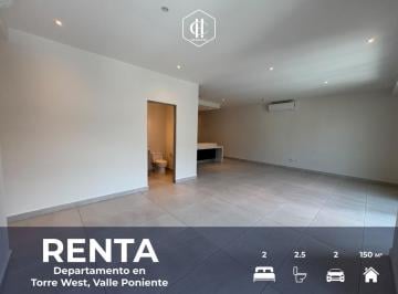 1 · Renta | Departamento en Torre West, Valle Poniente