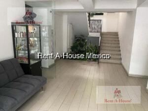 Departamento · 30m² · 1 Recámara · Departamento Tipo Suit Amueblado en Renta en Coyoacan, Campestre Churubusco Rt 27 - 1003.