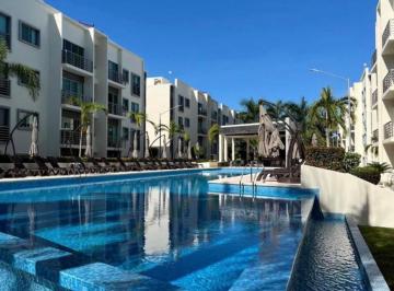 Departamento · 110m² · 3 Recámaras · 2 Estacionamientos · Departamento Amueblado en Renta Midtown Long Island Cancún 3 Recámaras