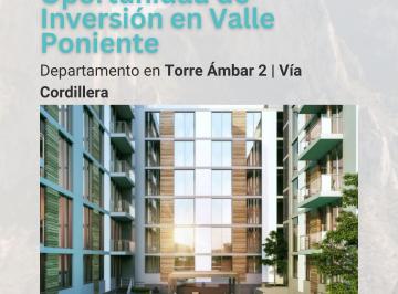 Departamento de 2 habitaciones, Santa Catarina · Oportunidad de Inversión en Valle Poniente | Torre Ámbar 2