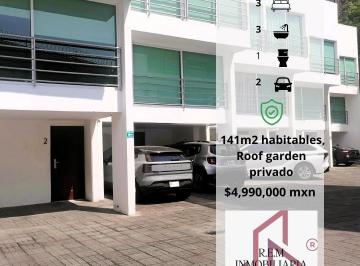 Casa en condominio · 141m² · 3 Recámaras · 2 Estacionamientos · Extraordinaria Venta Casa en Condominio, Ampliación Las Aguilas, Roof Garden Privado