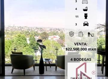 Departamento · 300m² · 3 Recámaras · 3 Estacionamientos · Hermoso Departamento en Venta en Lomas del Pedregal con 2 Balcones