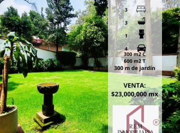 Casa · 600m² · 3 Recámaras · 4 Estacionamientos · Hermosa Casa Recien Remodelada en San Jerónimo Lidice a 2 Minutos de Periférico