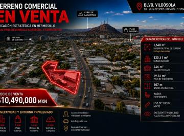 Local comercial , Hermosillo · Propiedad Comercial con Amplio Terreno