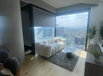 Departamento de 1 habitación, Cuauhtémoc · University Tower del Parque | Renta de Departamentos Sobre Paseo de La Reforma