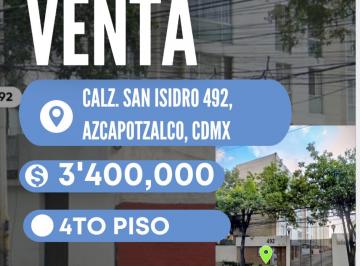 Departamento de 2 habitaciones, Azcapotzalco · Depa en Venta 4to Piso, Vista Hacia Av San Isidro